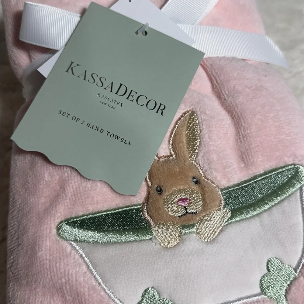KassaDecor set of 2 Easter hand towels
